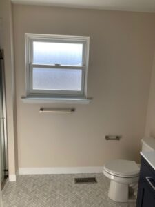 Bathroom remodel window